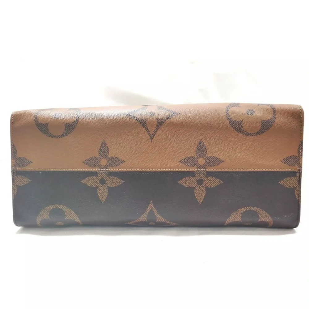 Louis Vuitton LV Tote Bag On the Go GM Brown Monogram Giant